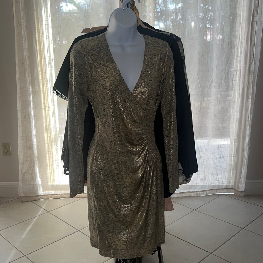 Metallic dress